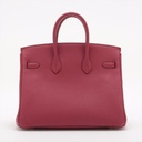 Hermes Birkin 25 Togo Ruby Gold Metal Fittings T:2015
