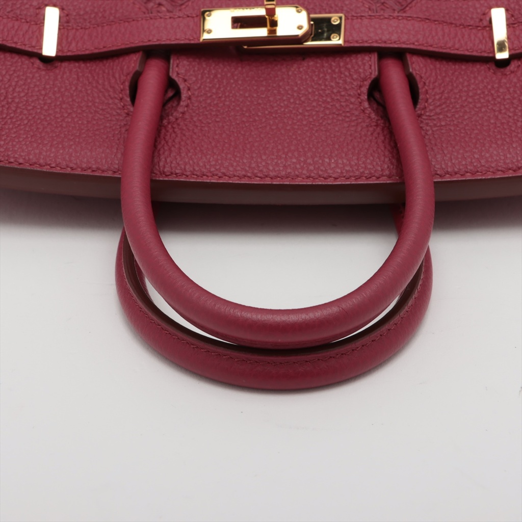 Hermes Birkin 25 Togo Ruby Gold Metal Fittings T:2015