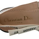 Christian Dior J'Adior Slingback Pump Black Technical Fabric In Size 37 1/2