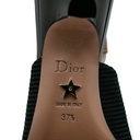 Christian Dior J'Adior Slingback Pump Black Technical Fabric In Size 37 1/2