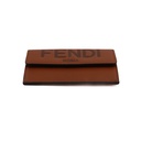Fendi Roma Brown Leather Card Holder