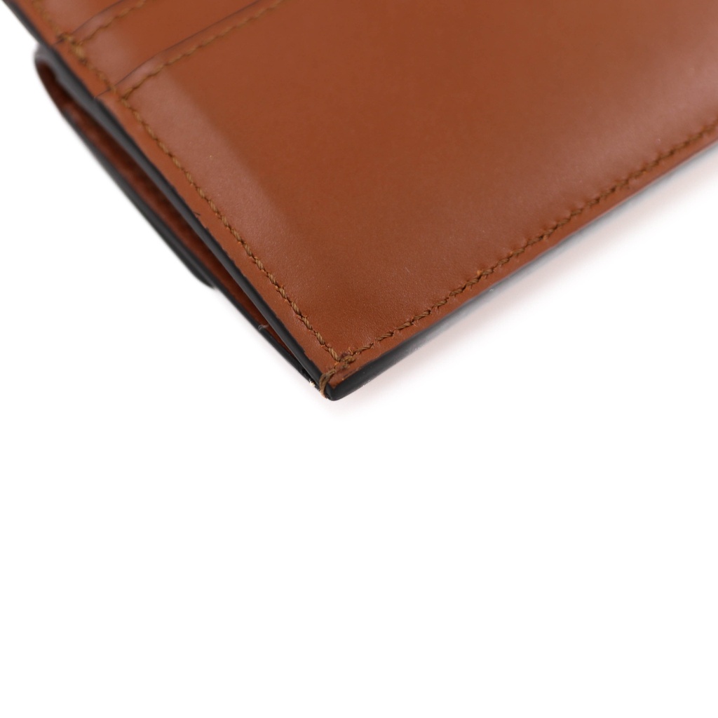 Fendi Roma Brown Leather Card Holder
