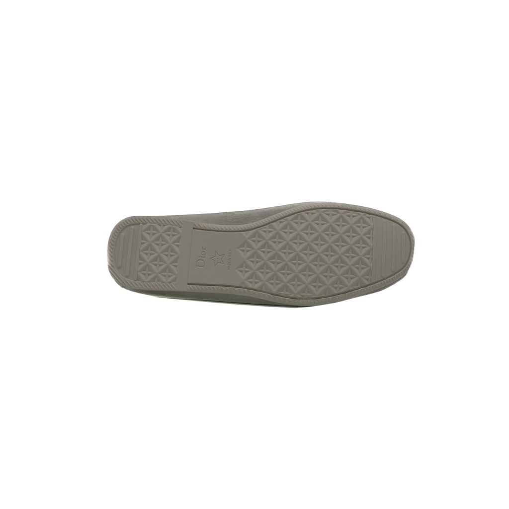 Christian Dior Miss Dior Street Moccasin Grey Suede Size 37 1/2