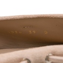 Christian Dior Miss Dior Street Moccasin Nude Suede Size 39