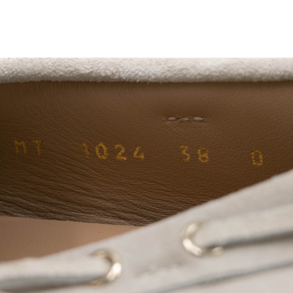 Christian Dior Miss Dior Street Moccasin Grey Suede Size 38