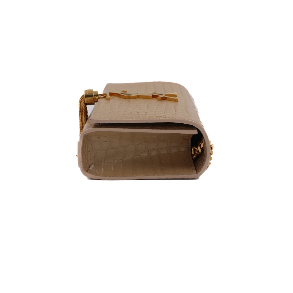 Saint Laurent Kate Small Tassel in Grain De Poudre Embossed Leather Bag