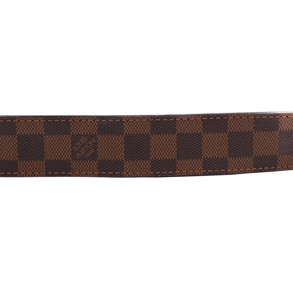 Louis Vuitton Damier Ebene Inventeur Belt Size 80