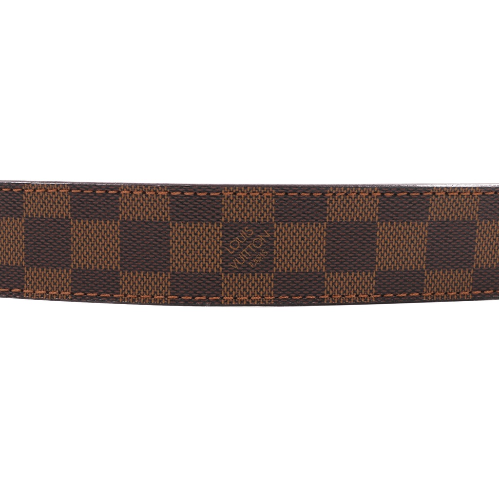 Louis Vuitton Damier Ebene Inventeur Belt Size 80