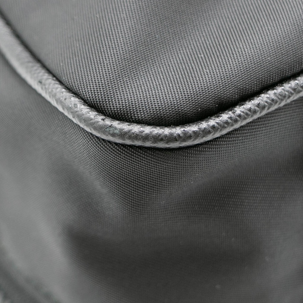 Prada In Re-Nylon And Saffiano Briefcase Black