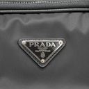 Prada In Re-Nylon And Saffiano Briefcase Black