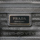 Prada In Re-Nylon And Saffiano Briefcase Black
