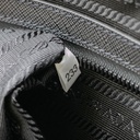 Prada In Re-Nylon And Saffiano Briefcase Black