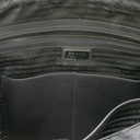 Prada In Re-Nylon And Saffiano Briefcase Black