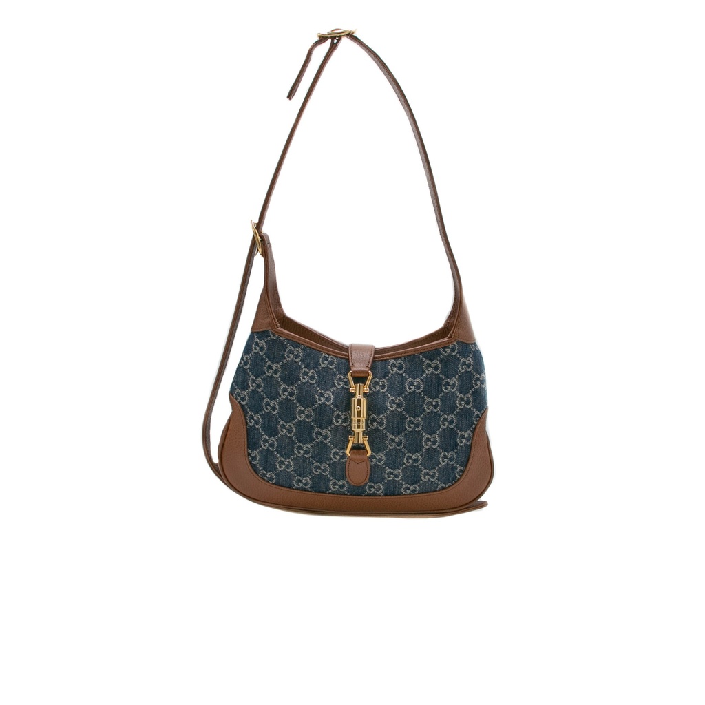 Gucci Jackie 1961 Small Shoulder Bag Blue 636706