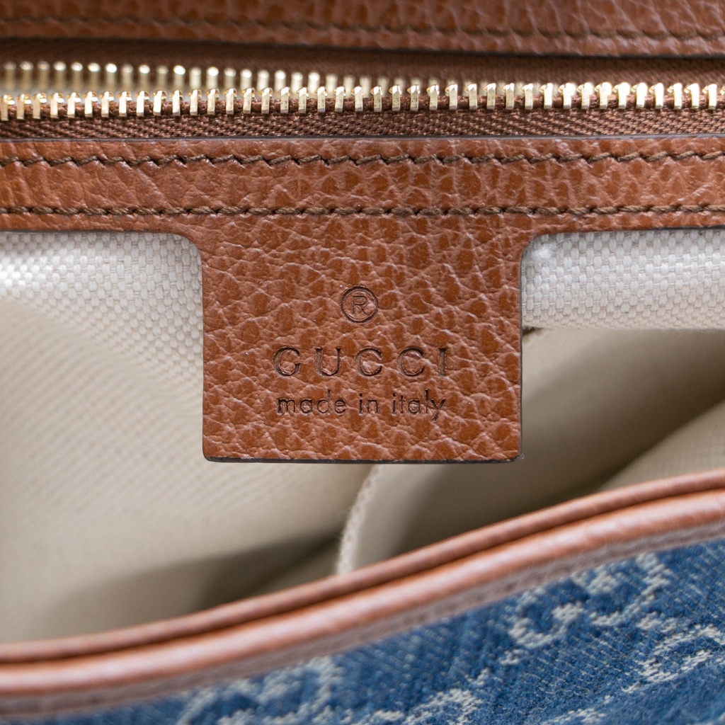 Gucci Jackie 1961 Small Shoulder Bag Blue 636706