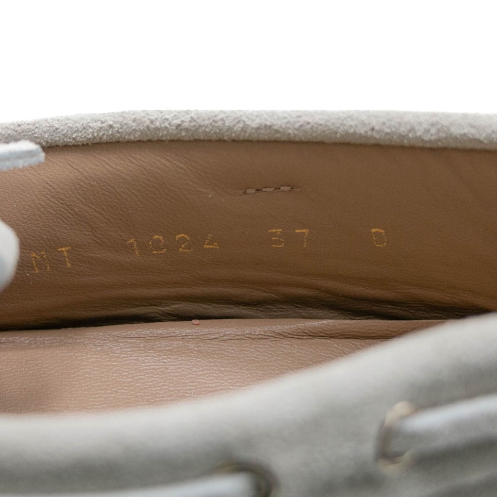 Christian Dior Miss Dior Street Moccasin Grey Suede Size 37