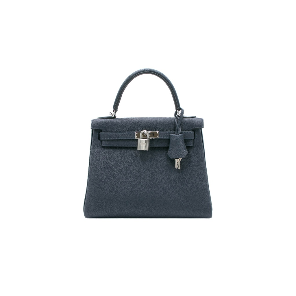 Hermes Kelly 25 Togo Navy SV Metal Fittings Shoulder Bag Year 2020