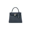 Hermes Kelly 25 Togo Navy SV Metal Fittings Shoulder Bag Year 2020
