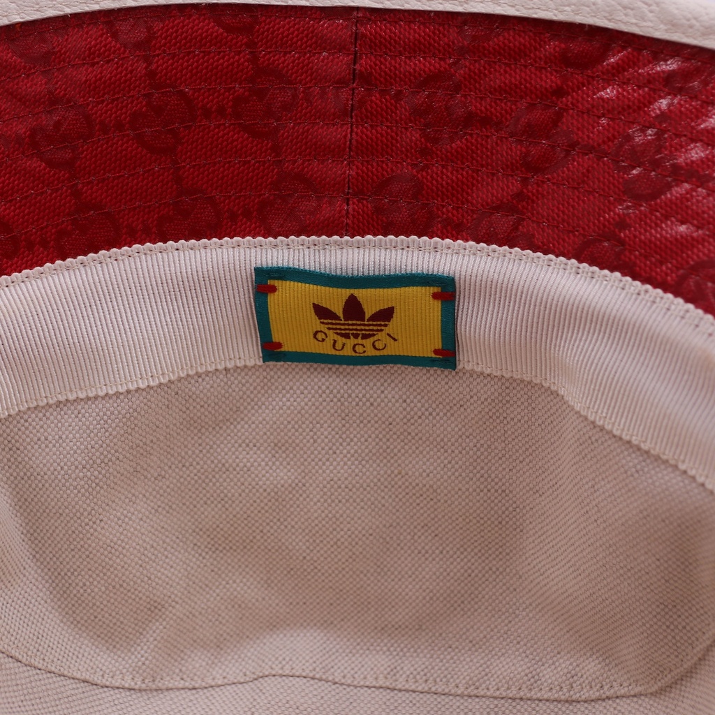 Gucci Women's Hat Bucket Polyester Red Total Pattern 728215