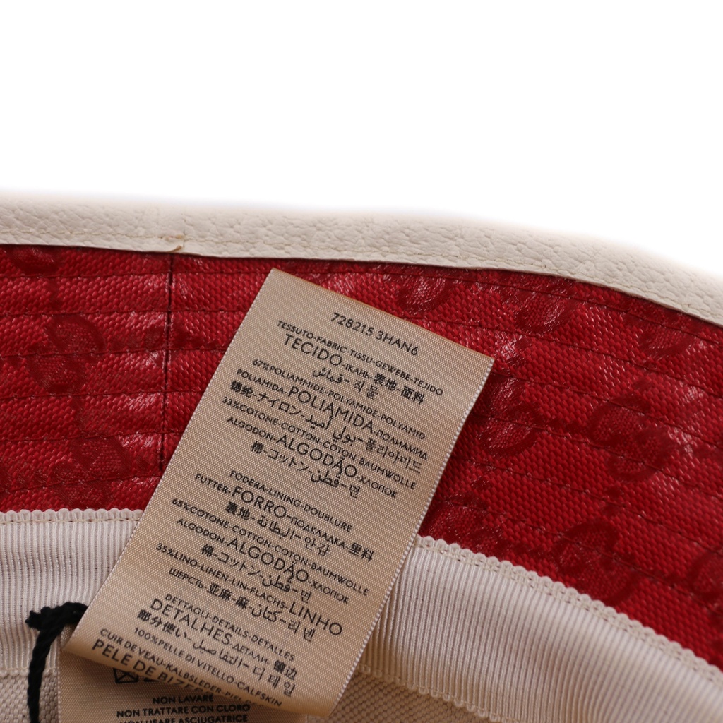 Gucci Women's Hat Bucket Polyester Red Total Pattern 728215