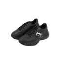 Gucci Men's Rhyton Sneaker Black 757857 In Size 7