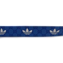 Gucci x Adidas Black and Blue Leather Marmont GG Belt 406331 In Size 85 34