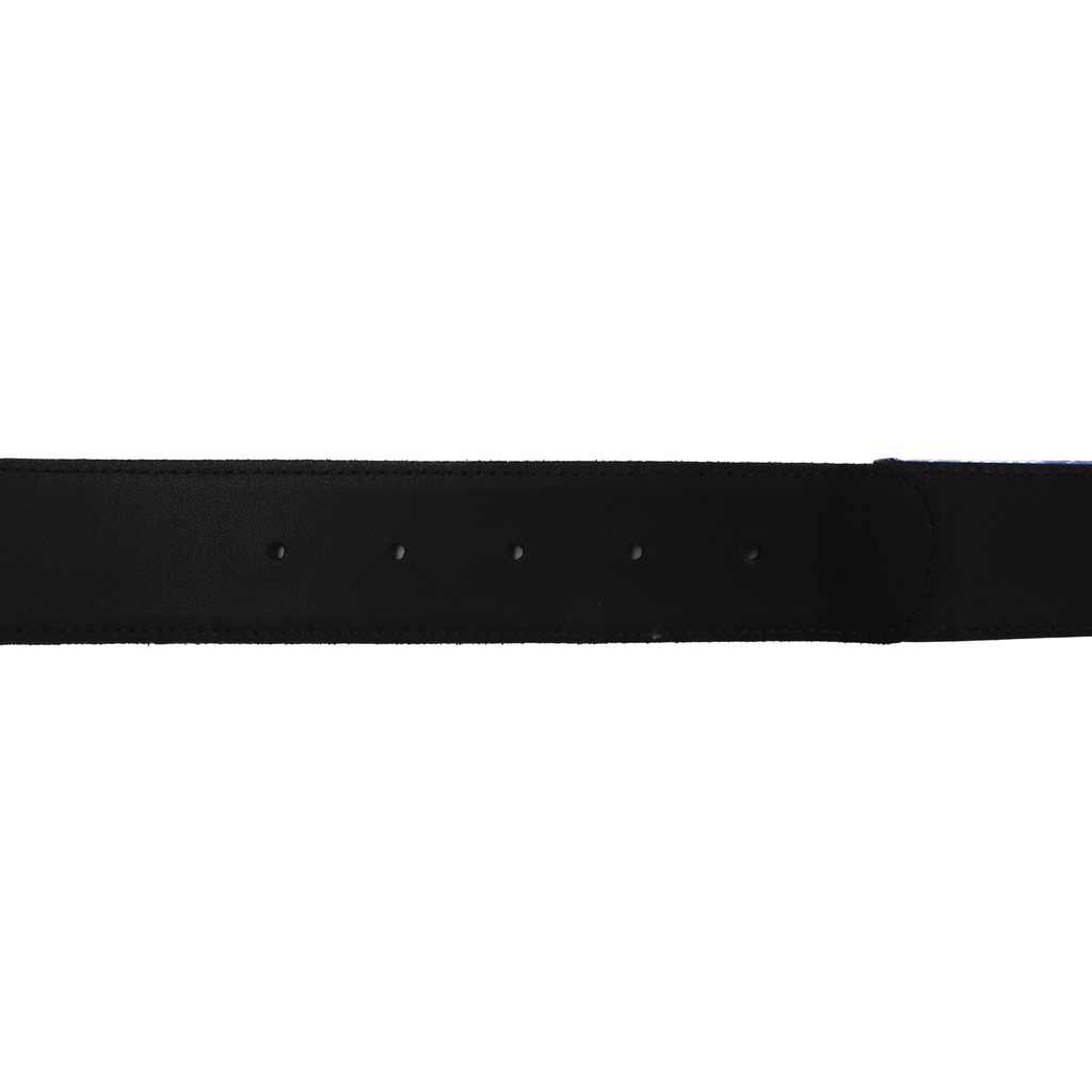 Gucci x Adidas Black and Blue Leather Marmont GG Belt 406331 In Size 85 34