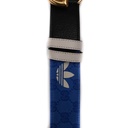 Gucci x Adidas Black and Blue Leather Marmont GG Belt 406331 In Size 85 34