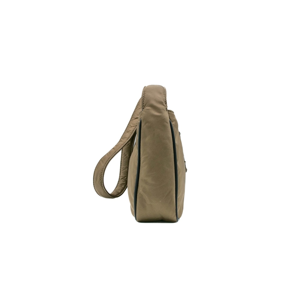 Saint Laurent Econyl Nylon Le 5 A 7 Hobo Bog Green
