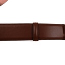 Gucci Wide Belt In Brown Leather 655367 In Size 85 034