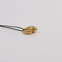 (6189_0284) Tiffany&Co. Double Teardrop YG 750 12.2g Necklace (Precious Metal)