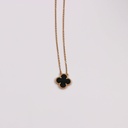 Van Cleef Vintage Alhambra Necklace Onyx JD142289