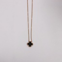 Van Cleef Vintage Alhambra Necklace Onyx JD142289