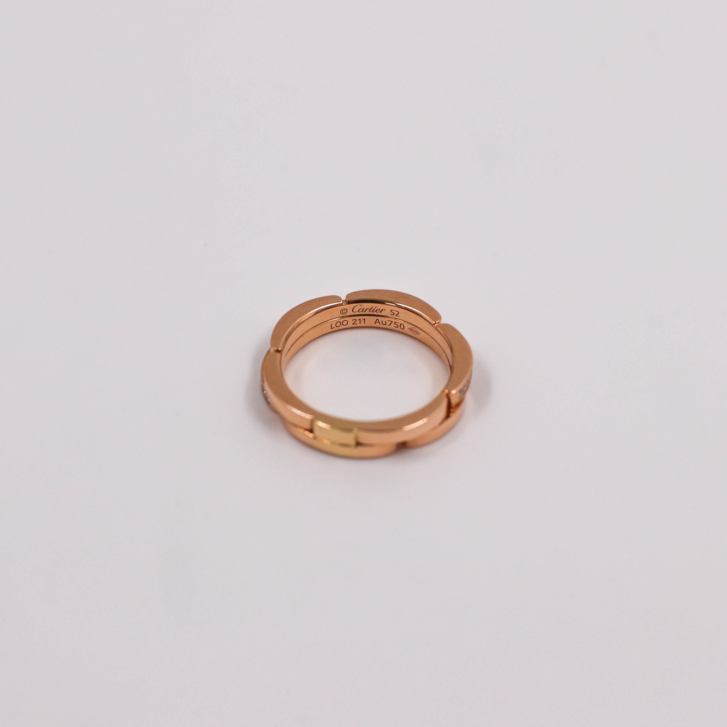 (7590_0365) Cartier Mailon PanthÃ¨re #54 Diamond PG Au750 6.1g Ring (Precious Metal)