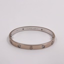 Cartier Love Half Diamond 750WG L65366 #17 30.2g