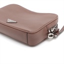 Prada Leather Brown Clutch 2VF007