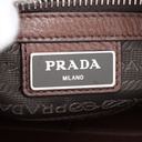 Prada Leather Brown Clutch 2VF007
