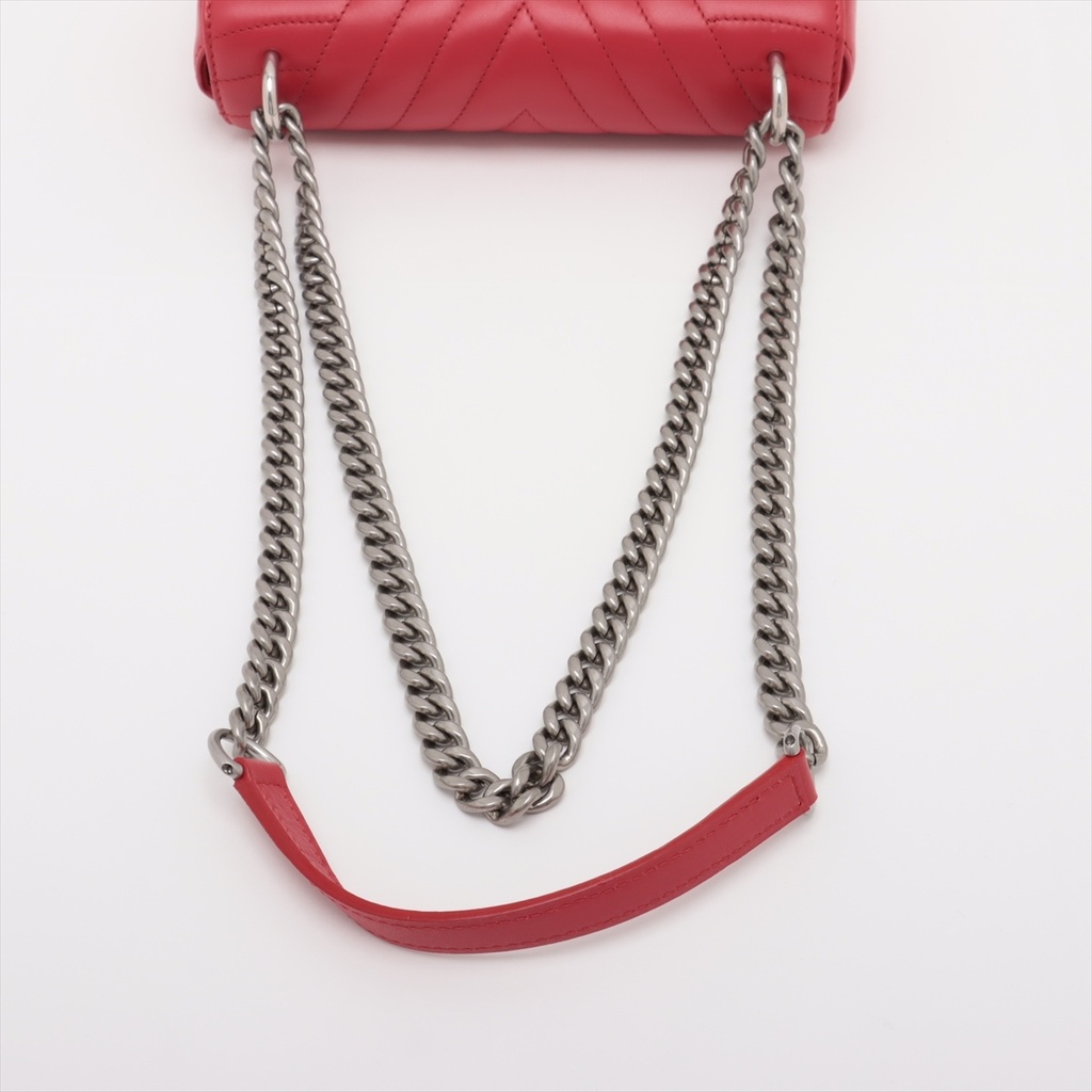 Louis Vuitton New Wave PM Red Chain Shoulder Bag