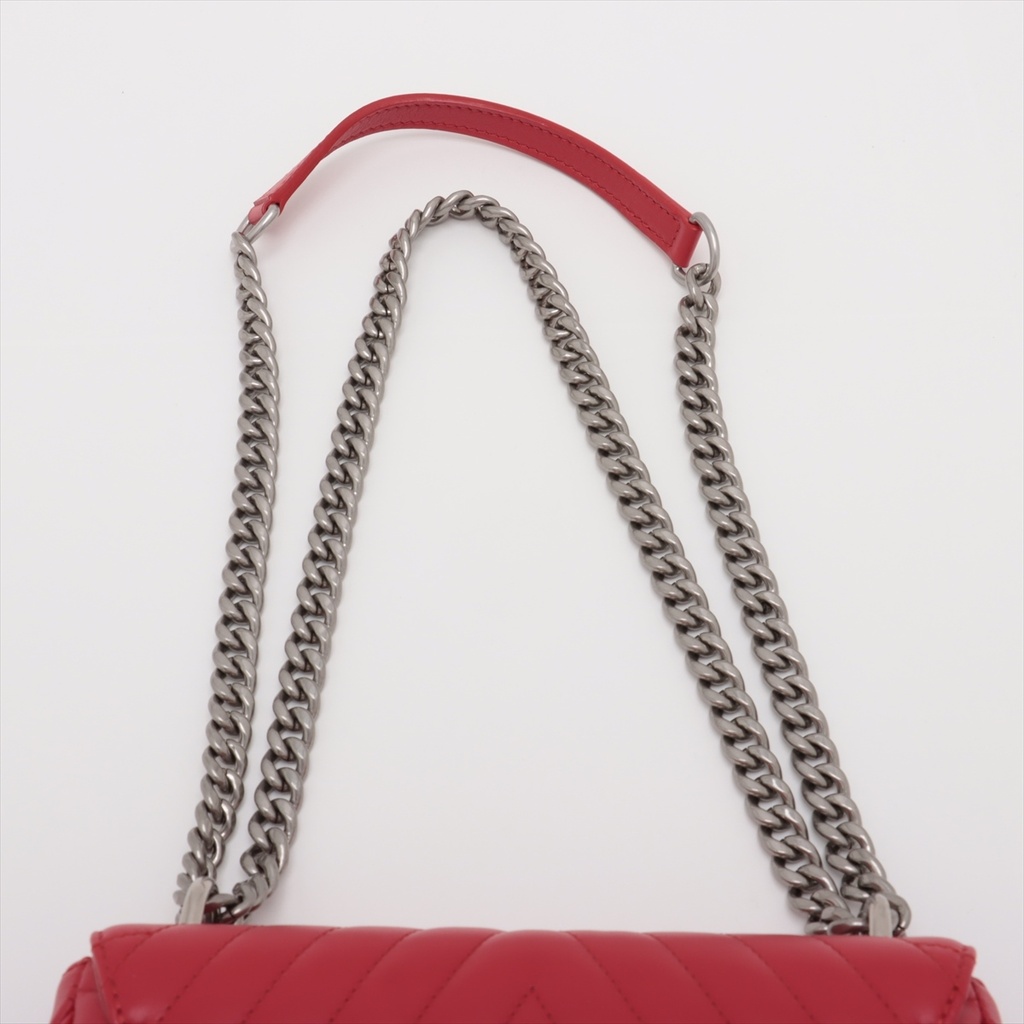 Louis Vuitton New Wave PM Red Chain Shoulder Bag