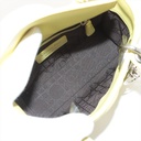 Christian Dior Lady Dior Cannage Yellow Leather Handbag