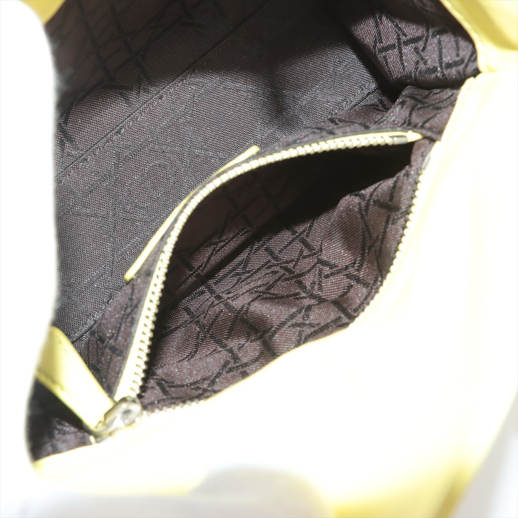 Christian Dior Lady Dior Cannage Yellow Leather Handbag