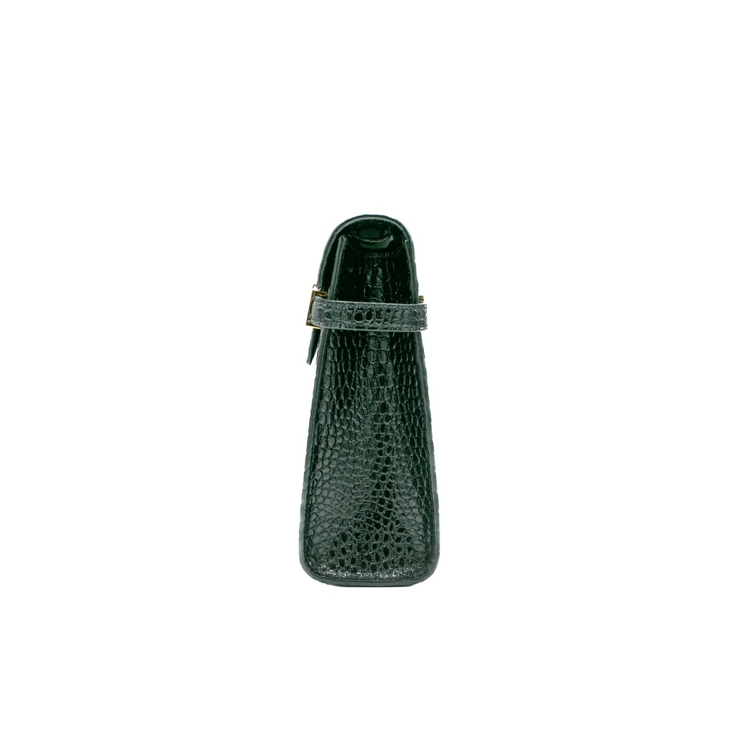 Saint Laurent Manhattan Embossed Shoulder Bag Black