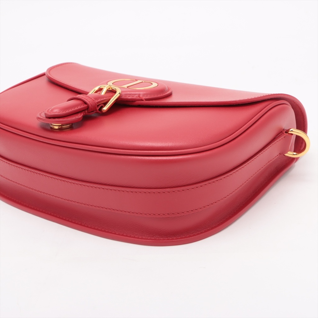 Christian Dior Bobby Leather Shoulder Bag Red