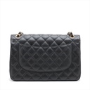 Chanel Jumbo Caviar Leather Double Flap Bag Black 
