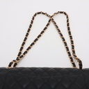 Chanel Jumbo Caviar Leather Double Flap Bag Black 