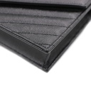Saint Laurent Cassandre Envelope Black Wallet on Chain
