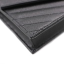 Saint Laurent Cassandre Envelope Black Wallet on Chain