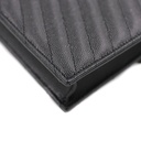 Saint Laurent Cassandre Envelope Black Wallet on Chain