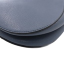 Christian Dior Grained Calfskin Medium Dior Saddle Shoulder Bag Dark Grey