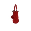 Christian Dior Lambskin Cannage Micro Lady Dior Fuchsia
